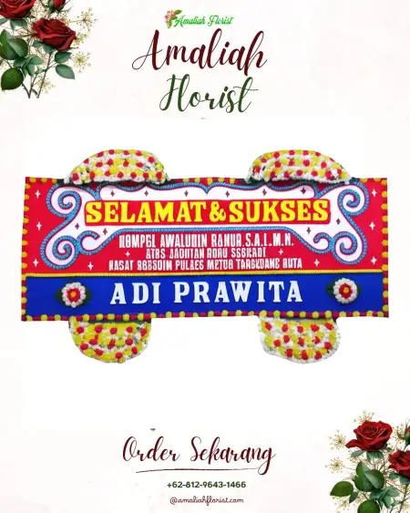Papan Bunga Ucapan Selamat Ngembul